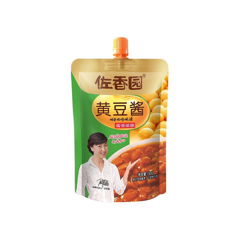 佐香园黄豆酱150g*5袋装东北大酱豆瓣酱炒菜烹饪葱伴侣下饭酱调味