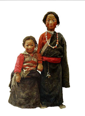 客厅个性定制装饰画藏族挂画贴画