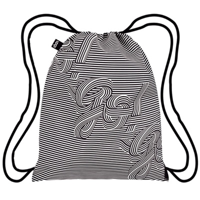 LOQI抽绳背袋束口收纳袋潮流运动男女背包旅行多用途双肩包 GO