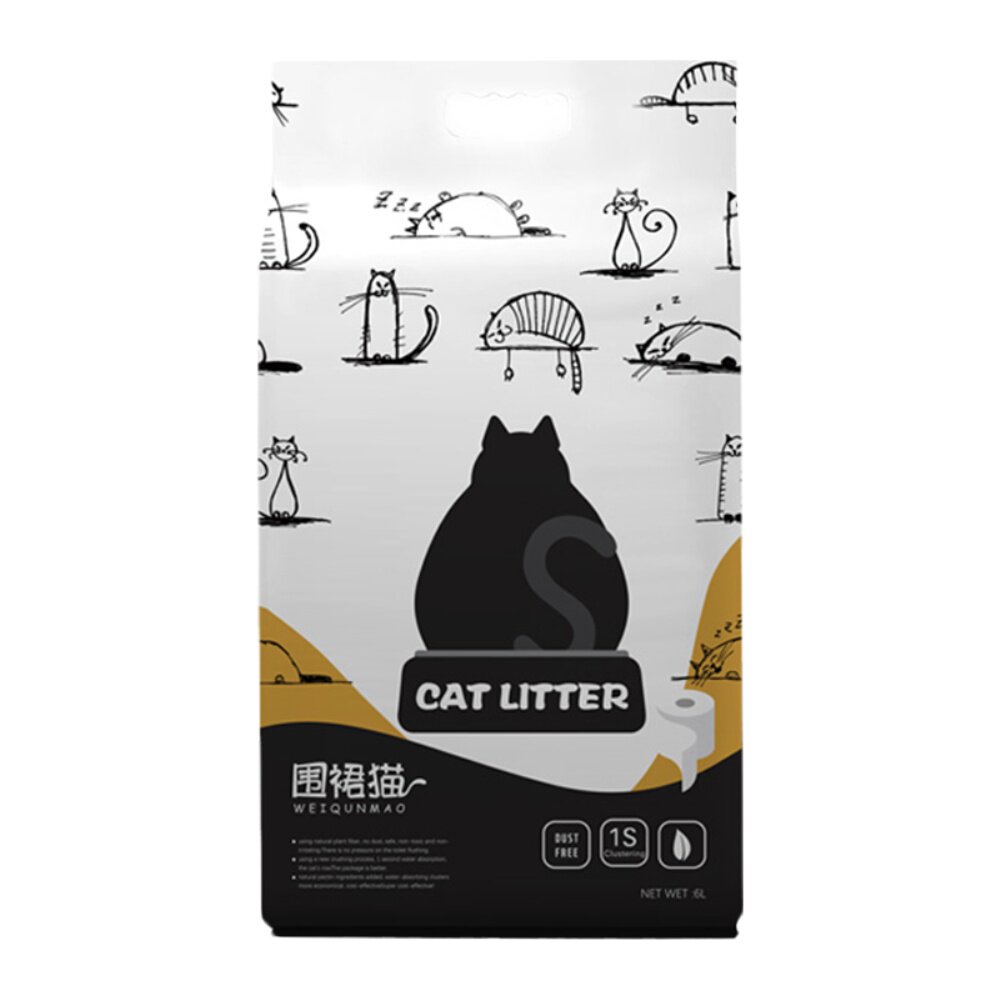 围裙猫猫砂豆腐6l除臭非公斤4斤