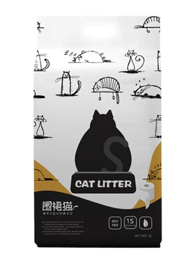 围裙猫猫砂豆腐6l除臭非公斤4斤