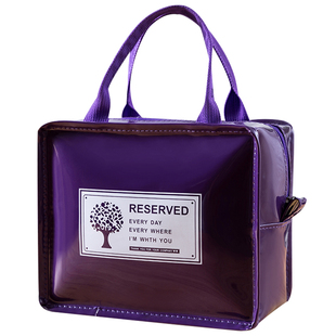 保温加厚的饭盒袋带饭铝箔手提包盒饭包防水大号便当包学生午餐包