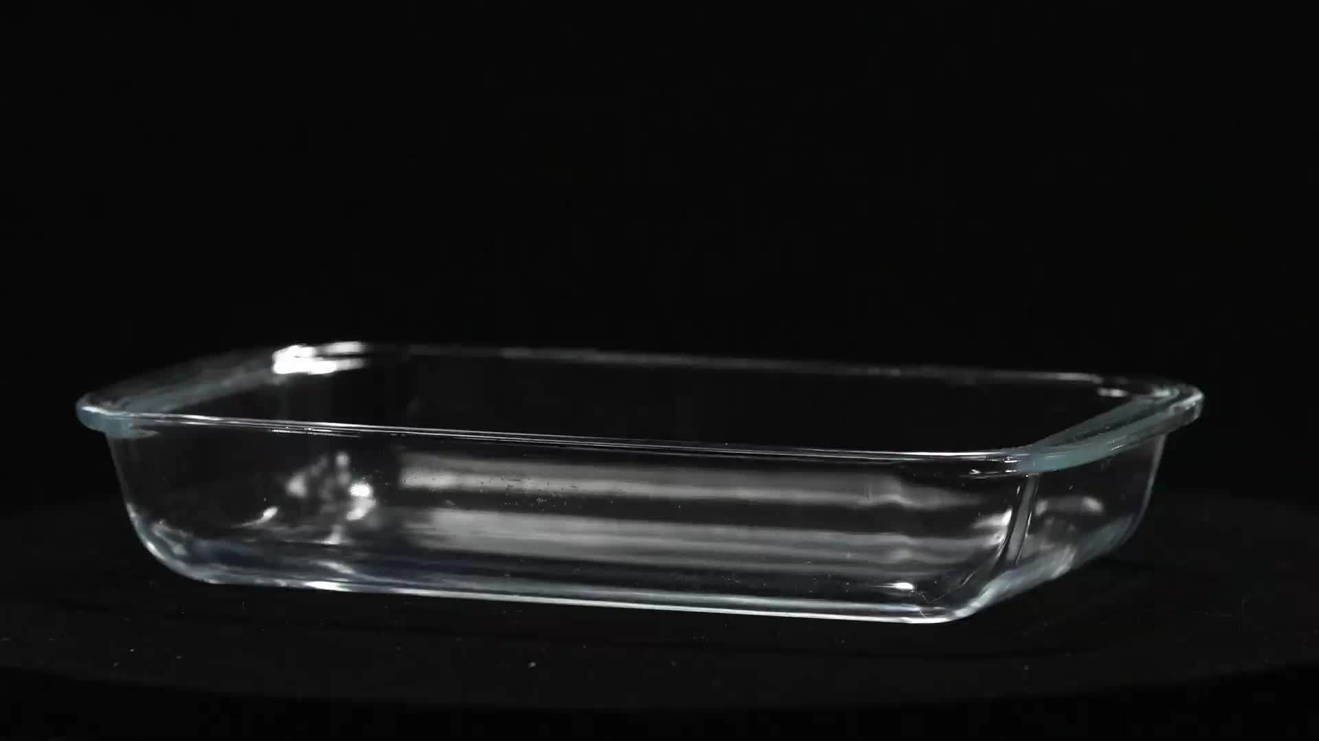 Microwave High Borosilicate Glass Plate Cookware With Bag Buy Glass