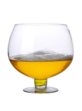 抖音啤酒杯超大高脚杯