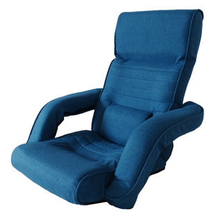 网咖懒人沙发榻榻米床上带扶手舒适卧室小沙发飘窗无腿靠背椅护腰