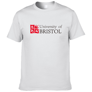英国布里斯托大学圆领T恤University of Bristol布大纪念留学礼物