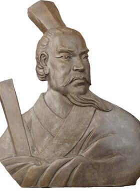 黄铜挂件林则徐关公浮雕工艺品