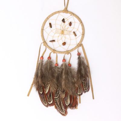 加拿大印第安手工中号捕梦网