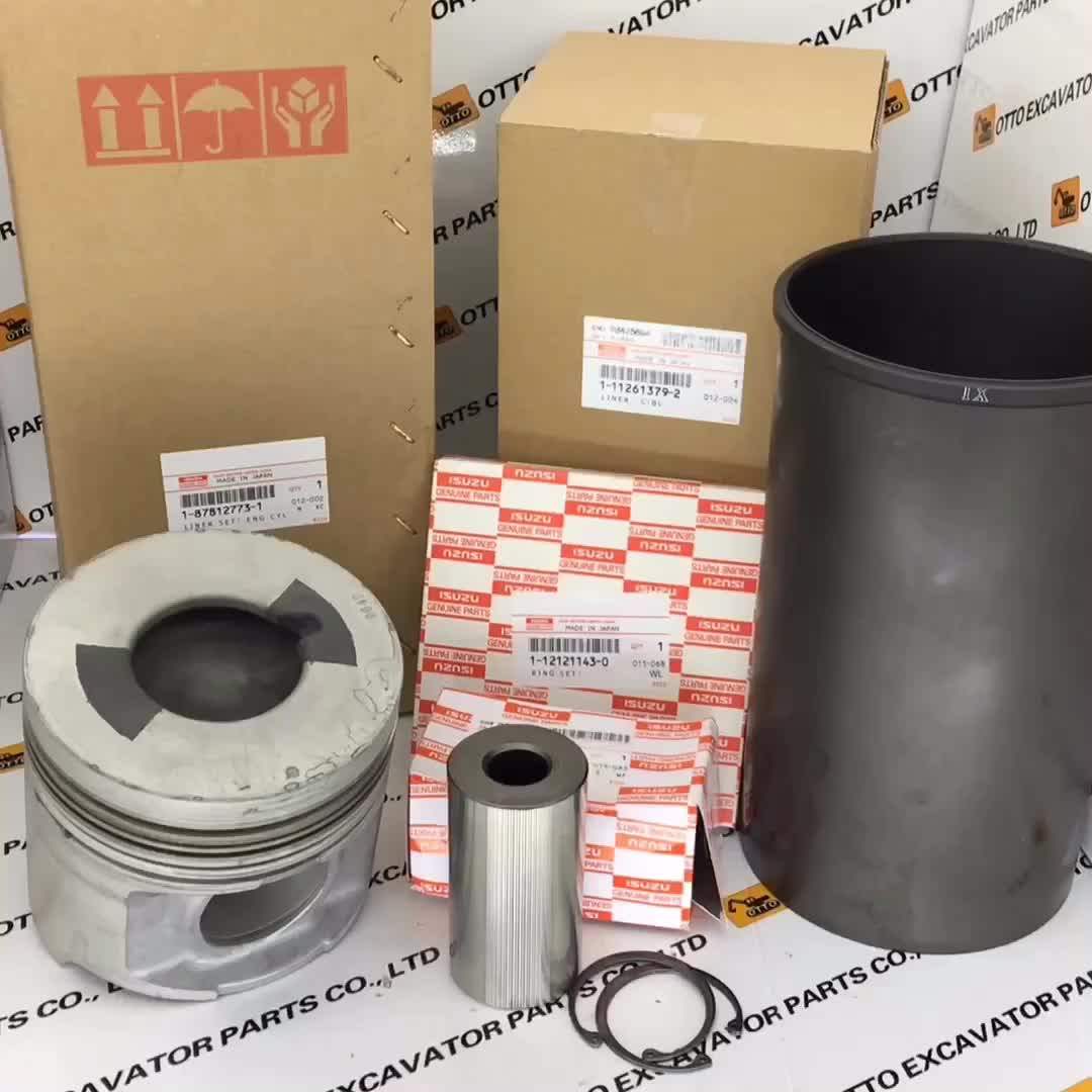 Isuzu Spare Parts For Zx450 6wg1 Liner Kit Set Engine Piston Kit 1