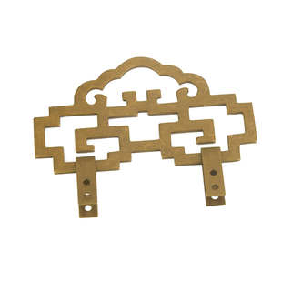 包邮中式仿古家具古典纯铜挂挂画客厅现代框匾额挂钩托装饰匾配件