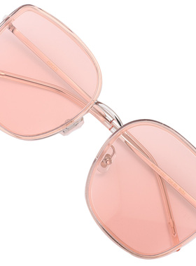 opcci透明粉显瘦防紫外线太阳镜