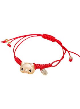 葫芦钱币新年饰品百搭红绳手链