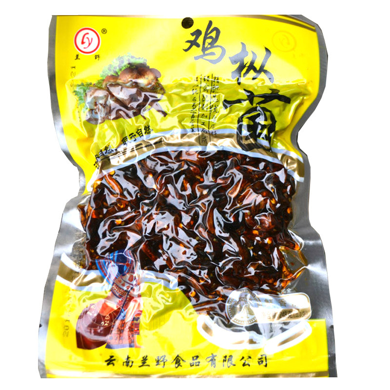 云南特产蘑菇酱下饭菜油鸡纵