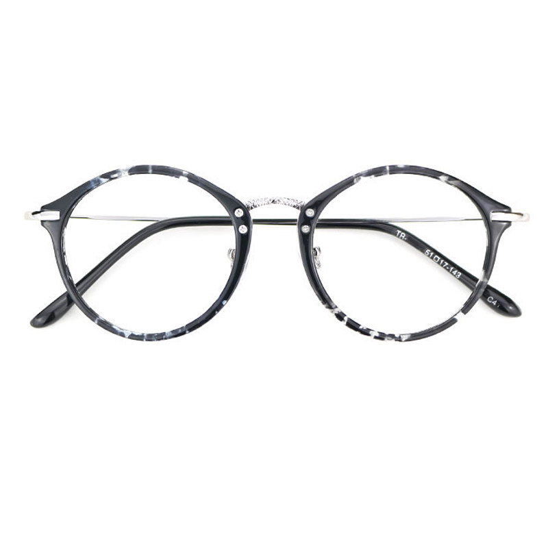 欢乐颂关关同款眼镜关雎尔TR90近视超轻圆框明星同款镜框女潮韩版