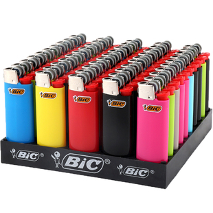 法国原装进口Bic比克打火机一次性齿轮火石砂轮式家用