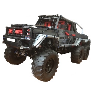 乐高科技 MOC零件包 Mercedes G-classe 6x6 奔驰G63 遥控模型