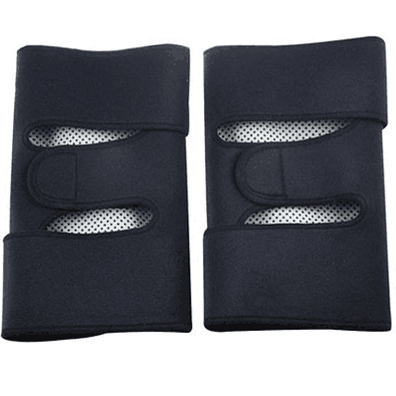 托玛琳自发热护膝磁疗保暖防寒男女士护膝盖前后发热一对装送护颈