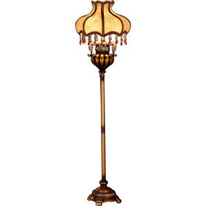 欧式客厅落地灯卧室书房 创意时尚奢华美式复古 艺术古典落地台灯