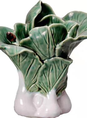 陶瓷石湾公仔旺盛水养种植花瓶