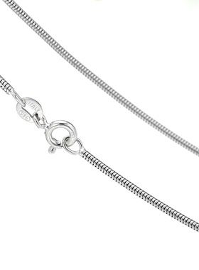 纯银镀黄金情侣加长毛衣链