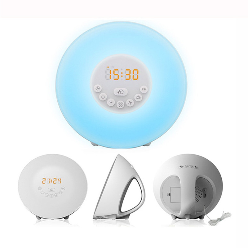 自然唤醒安睡灯外置音箱4月闹钟