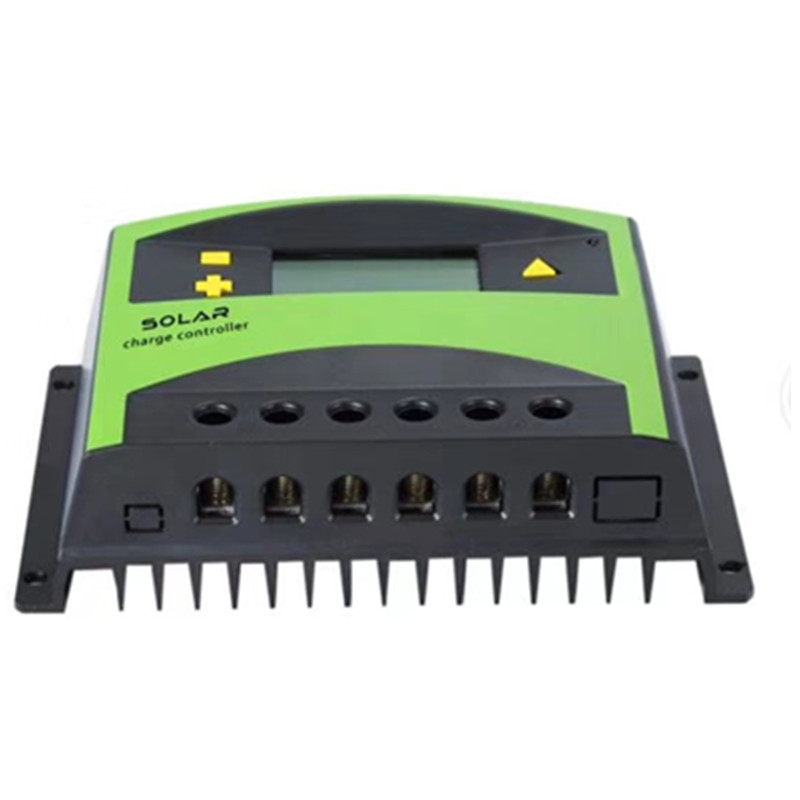 兼容12V24V电池太阳能控制器50A60A带液晶显示屏太阳能充电控制器