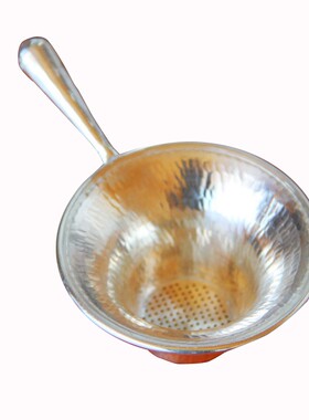 云南千足银全手工定做茶漏