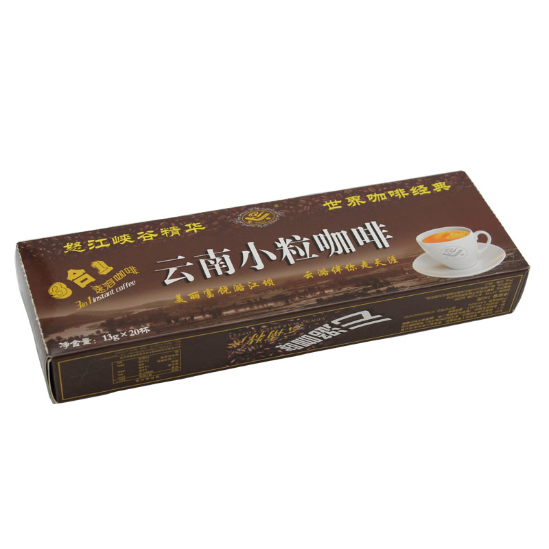 云南特产保山小粒咖啡云潞咖啡3合1速溶咖啡三合一1条20袋装