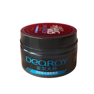 DEQRQY百变哑光质感持久定型发泥 男士女士头发蓬松保湿造型发蜡