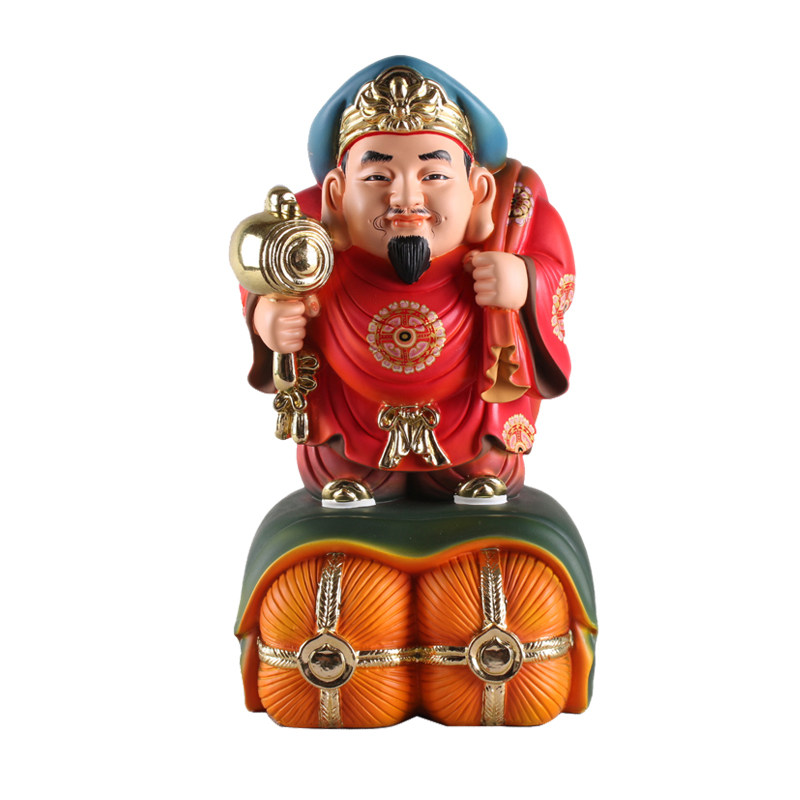 新品大黑天财神 大黑天神 玻璃钢树脂大黑天佛像东密财神桌面摆件