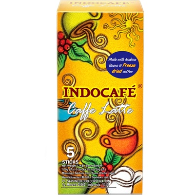 Indocafe迎乐进口拿铁速溶咖啡