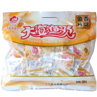 山东烟台特产东美优美大海渔歌香烤鱼片送礼袋海鲜大礼包独立包装