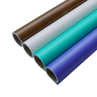 玻璃纸遮光贴膜防晒透光不透明仓库自粘带背胶绿茶色格子蓝窗户纸