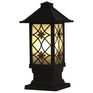 裕见 柱头灯门柱灯围墙灯墙头灯路灯景观庭院灯台柱灯防水灯