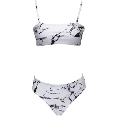 美背显瘦性感吊带分体泳衣新品