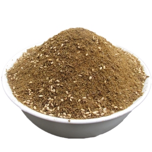 新货孜然半颗粒+熟芝麻孜然粉烧烤撒料羊肉串调料烤肉料500克包邮