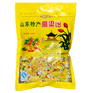 礼季和高粱饴山东特产450g袋装正宗麦芽糖果老式休闲零食软糖