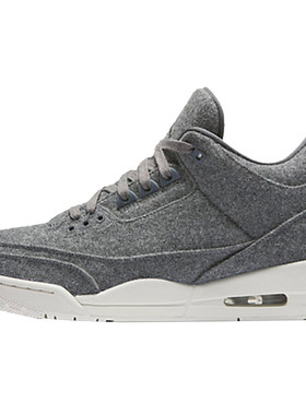 AJ3Wool羊毛深灰篮球鞋