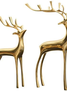 玄关酒柜装饰丁饰家居纯铜新中式