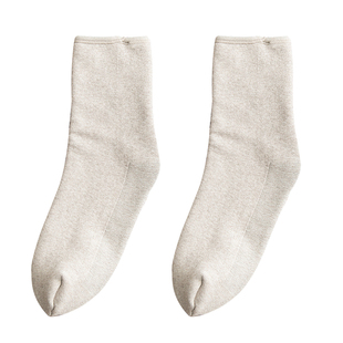 袜子男冬季加厚中筒棉袜男士冬天加绒毛圈新款雪地袜毛巾袜保暖冬