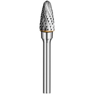 硬质合金旋转锉刀钨钢铣刀木工铝用金属打磨头旋转挫修边刀头6mm