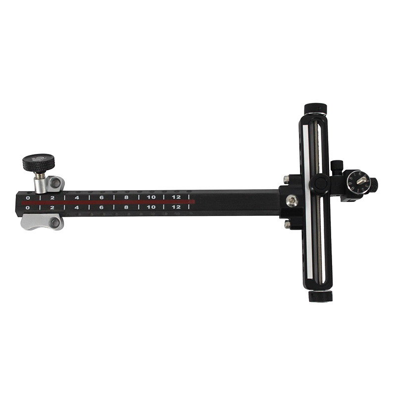 反曲弓瞄准器DECUT 迪酷特Honor新款铝杆竞技弓箭瞄准器射箭器材