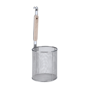 不锈钢麻辣烫漏勺煮面勺过滤网米线漏网大漏勺饺子勺加高过滤网筛