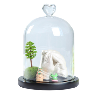 字画手脚模足印泥纪念品立体石膏周岁胎毛发diy模型粉3D情侣手模