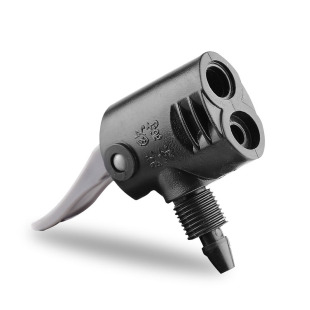 打气筒气嘴头气线皮管软管气管夹子转换嘴高压气筒配件打气嘴接头