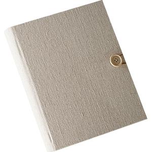 纽扣文艺麻布DIY活页手工相册本 牛皮纸创意粘贴式影集宝宝相册