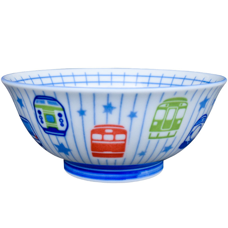 日本进口儿童小碗美浓烧陶瓷可爱
