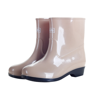 回力雨鞋女士短筒水鞋四季防滑胶鞋女加绒雨靴防水靴劳保鞋下雨鞋