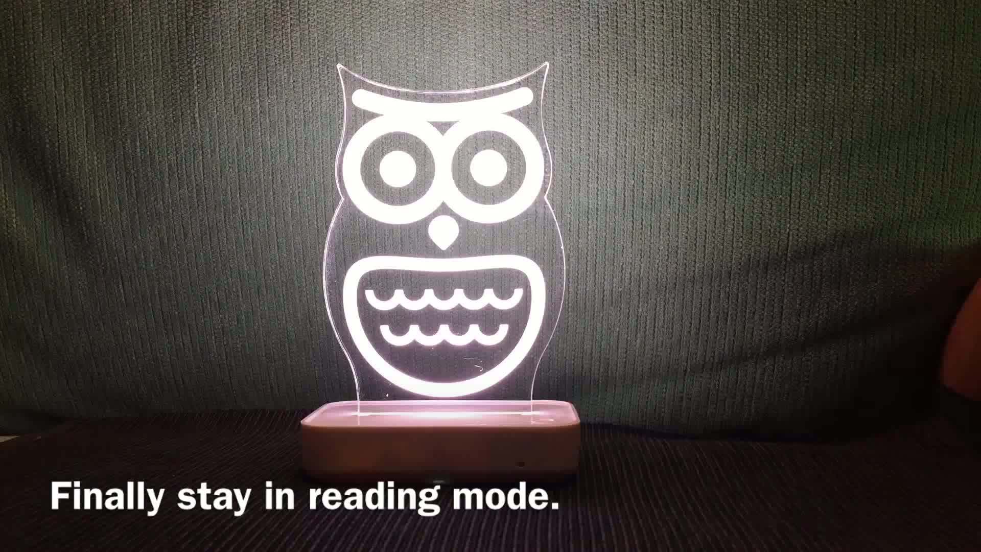 Best Selling Led Lights Indoor Night Lights For Smurf 3d Lamp Night