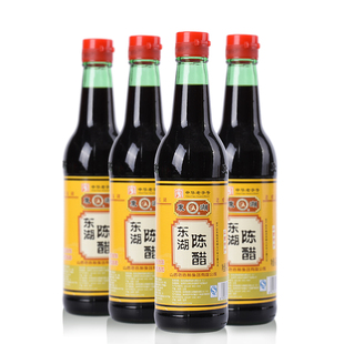山西特产东湖黄标陈醋420ml*4瓶凉拌调味饺子醋粮酿造食醋